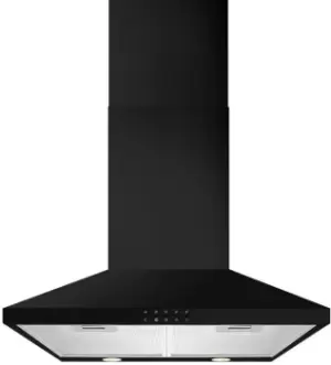Image of CDA ECH63BL 60cm Chimney Cooker Hood