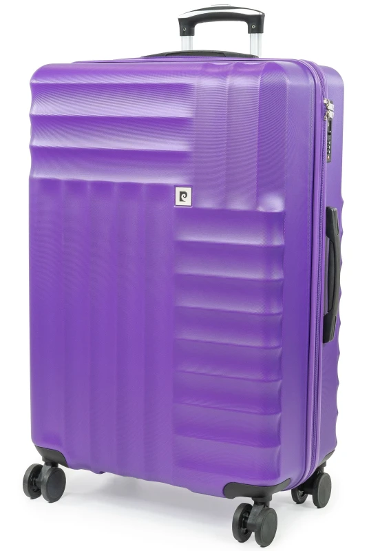 Image of Pierre Cardin Soleil 30-inch Hard Shell Luggage Large Suitcase Purple unisex Large