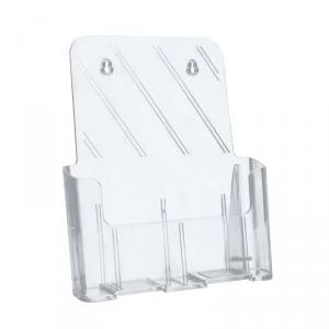 Image of Office A4 Literature Holder Slanted Clear 938554