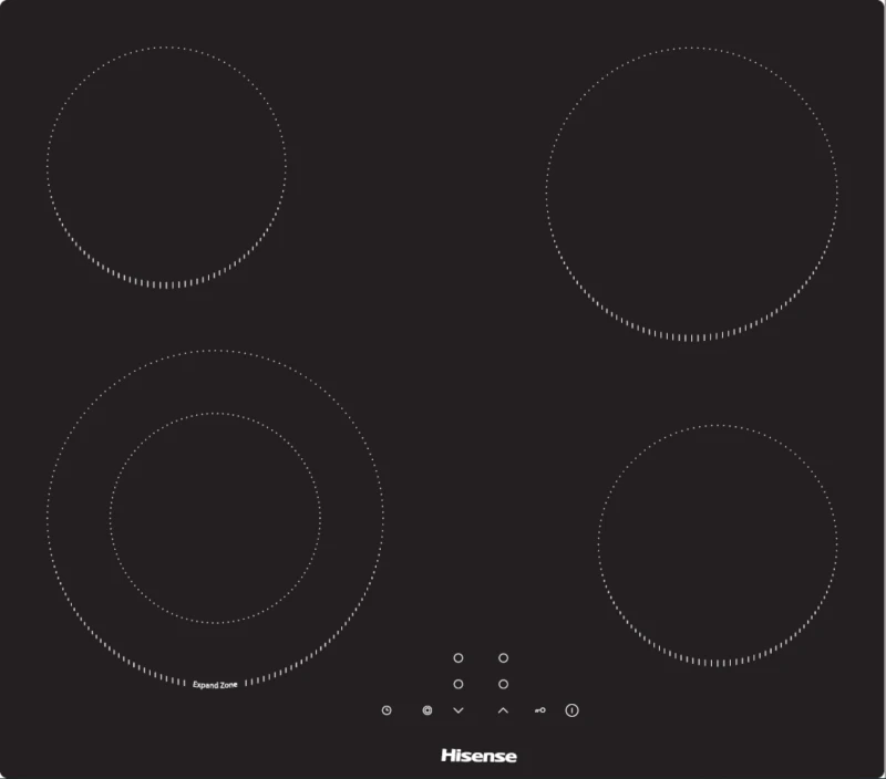Image of HISENSE E6422SC 60cm Electric Ceramic Hob - Black 3838782881466