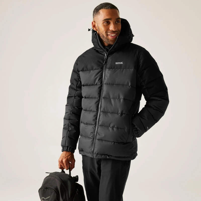 Image of Regatta Regatta Men Aldthorn Insulated Padded Jacket in Black Size: Medium Black M Male 5063516132721