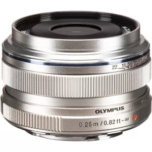 Image of M.ZUIKO Digital 17mm f1.8 Lens Silver