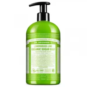 Image of Dr. Bronner's Lemongrass Lime Organic Sugar Soap 710ml