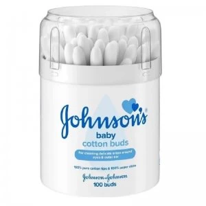 Image of Johnsons Baby Cotton 100 Buds