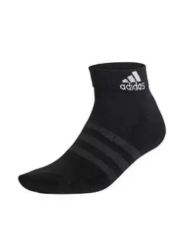 Image of adidas adidas Cushion 6 Pack Ankle Sock - Black, Size S, Men