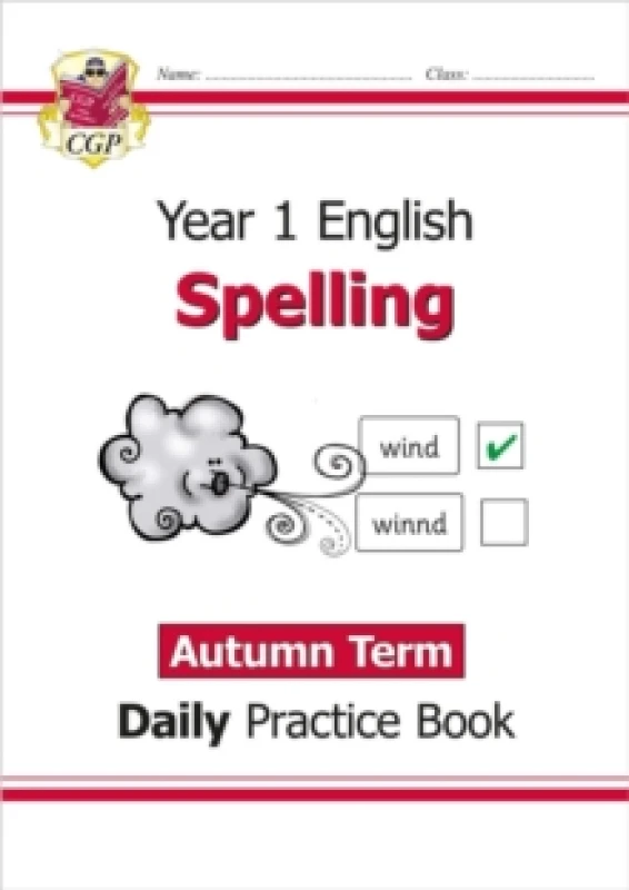 Image of KS1 Spelling Year 1 Daily Practice Book: Autumn Term Paperback / softback