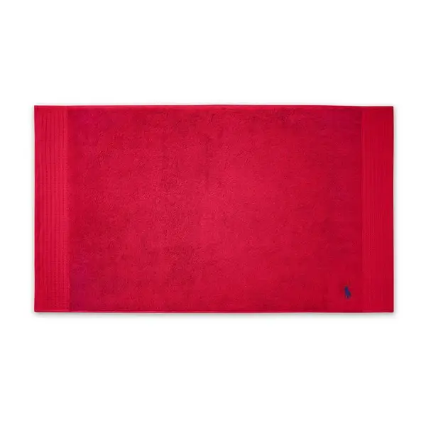 Image of Ralph Lauren Home Player Bath Mat - Red One Size