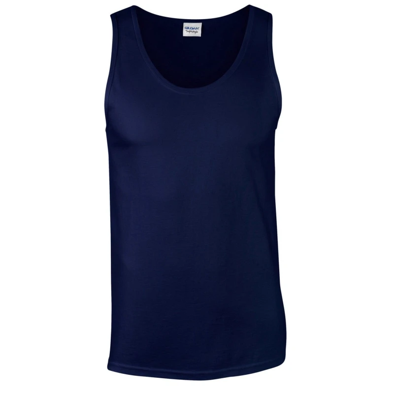Image of Gildan Womens Softstyle Tank Top in Navy Size: Small Navy Female S
