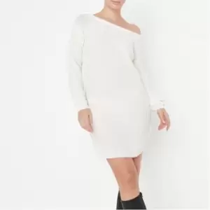 Image of Missguided Tall Recycled Ayvan Jumper Dress - White