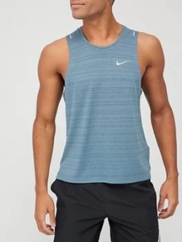 Image of Nike Miler Running Tank Top - Blue