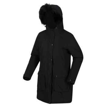 Image of Regatta Voltera Parka Waterproof Jacket - Black