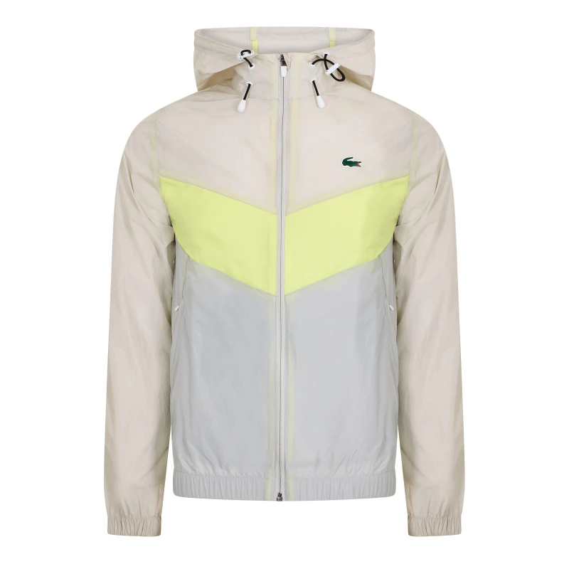 Image of Lacoste Mens Blouson Rain Anorak Hammam/Limeira male S (46)
