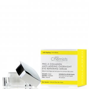 Image of skinChemists London Pro-5 Collagen Anti Ageing Overnight Eye Repairing Serum 15ml