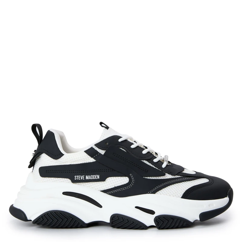 Image of Steve Madden Mens Runners Blk/Wht male 9 (43)