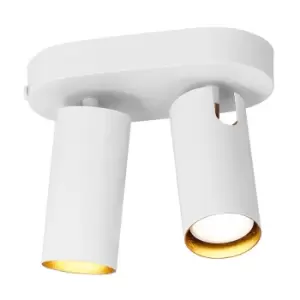 Image of Mimi Twin Ceiling Spotlight White GU10