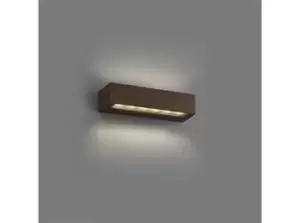Image of Doro-13 Integrated LED Up Down Lighter Outdoor Wall Light Brown, 3000K, IP65