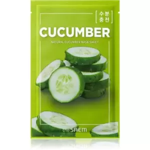 Image of The Saem Natural Mask Sheet Cucumber Moisturising and Revitalising Sheet Mask 21 ml