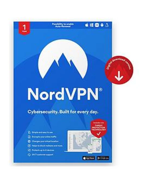 Image of Nord VPN NordVPN 1-Year VPN Plan (Digital)