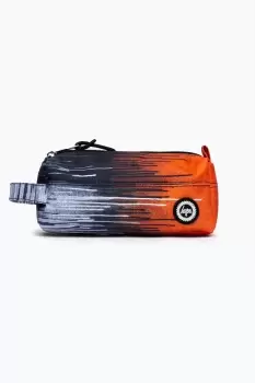 Image of HYPE UNISEX Orange DRIPS CREST PENCIL CASE