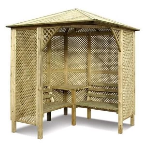 Image of Grange Fencing Valencia Corner Arbour
