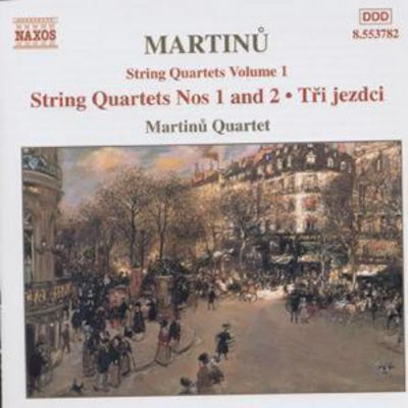 Image of Martinu Quartet - String Quartets - Volume 1 - Martinu CD Album - Used