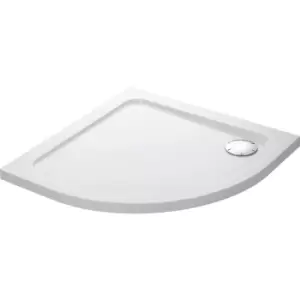 Image of Mira Flight Low Quadrant Shower Tray 800 x 800mm in White Acrylic Stone Resin