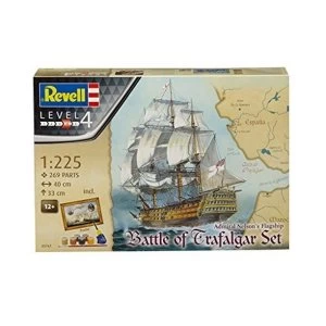 Image of Battle Of Trafalgar Gift Set 1:225 Revell Model Kit