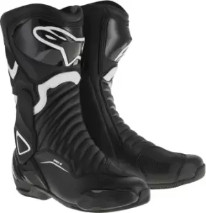 Image of Alpinestars SMX-6 V2 Motorcycle Boots, black-white, Size 41, black-white, Size 41