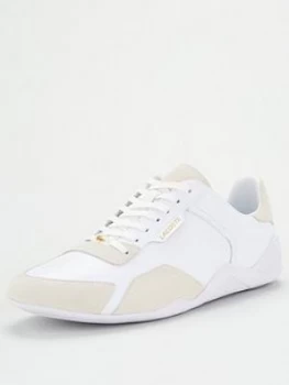 Image of Lacoste Hapona Leather Trainers - White