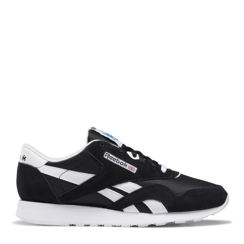Image of Reebok Core Black / Cloud White Classic Nylon Shoes Black Female 8 214367UK