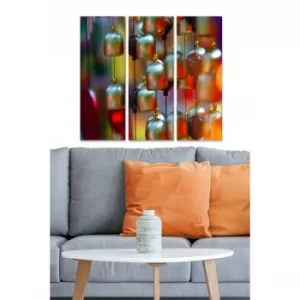 Image of MDF3616991 Multicolor Decorative MDF Painting (3 Pieces)
