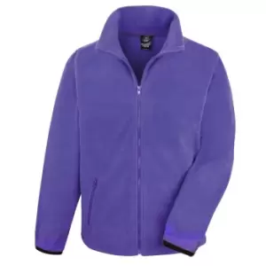 Image of Result Mens Core Fashion Fit Outdoor Fleece Jacket (M) (Purple)
