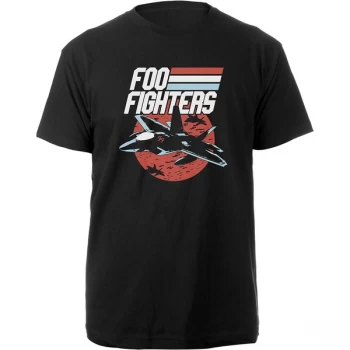 Image of Foo Fighters - Jets Unisex Medium T-Shirt - Black