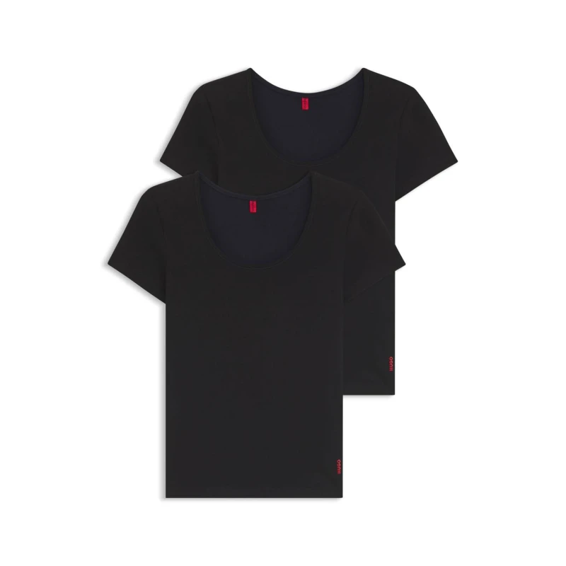 Image of Hugo 2 Pack of Underwear T-Shirts Black female XS