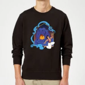 Image of Disney Aladdin Cave Of Wonders Sweatshirt - Black