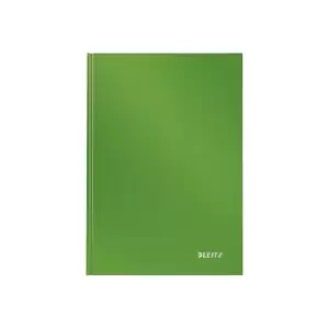 Image of Solid Notebook A5 Ruled with Hardcover with 80 Sheets , Casebound, Light Green - Outer Carton of 6