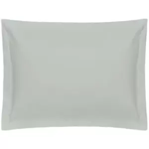 Image of 400 Thread Count Egyptian Cotton Oxford Pillowcase (m) (Platinum) - Platinum - Belledorm