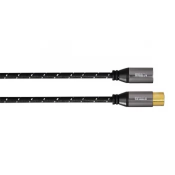 Image of Avinity Audio Cable, XLR plug - XLR socket, fabric, gold-plated, 0.5 m