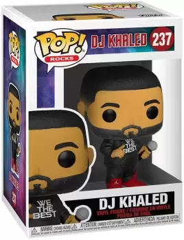 Image of DJ Khaled DJ Khaled Rocks! Vinyl Figur 237 Funko Pop! multicolor
