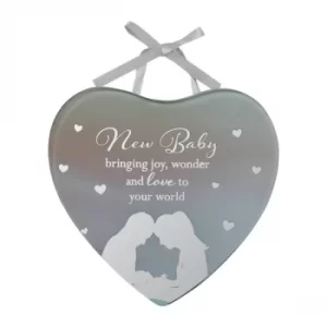 Image of Reflections Of The Heart Mini Plaque New Baby