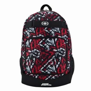 Image of No Fear Print Skate Backpack - Red/Black
