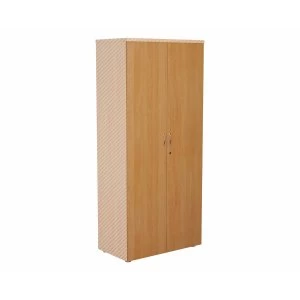 Image of TC Office Lockable Doors for 1800mm High Bookcase, Beech