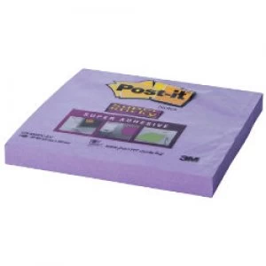 Image of Post it Super Sticky Notes 101 x 100 mm Purple 6 Pieces of 90 Sheets