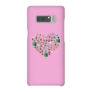 Image of Pixel Sprites Heart Phone Case - Samsung Note 8 - Snap Case - Matte