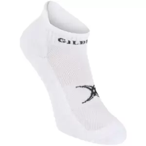 Image of Gilbert Netball Sock 10 - White