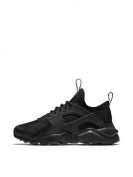 Image of Nike Air Huarache Run Ultra Junior Trainers - Black, Size 5