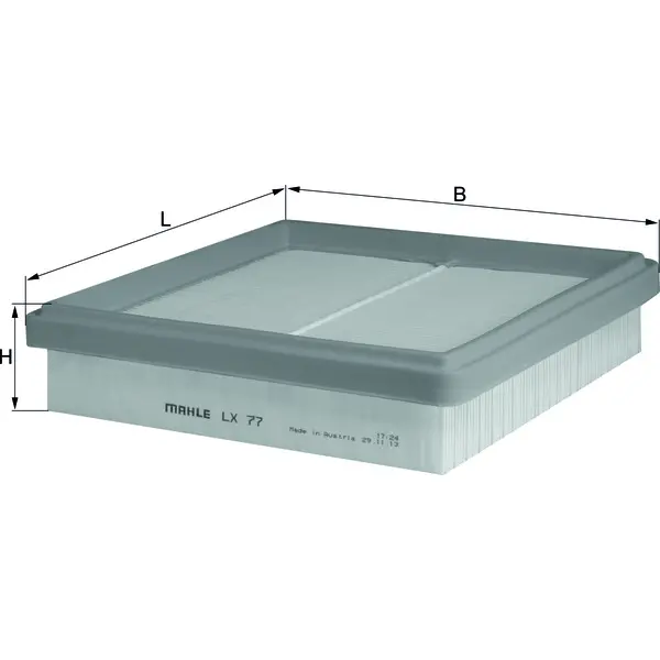 Image of Air Filter Lx77 77059918 By Mahle Original