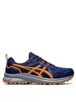 Image of Asics Trail Scout 3 Running Trainers - Blue Size 6, Men