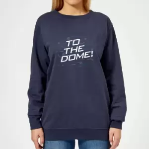 Image of Crystal Maze To The Dome! Womens Sweatshirt - Navy - XS - Navy