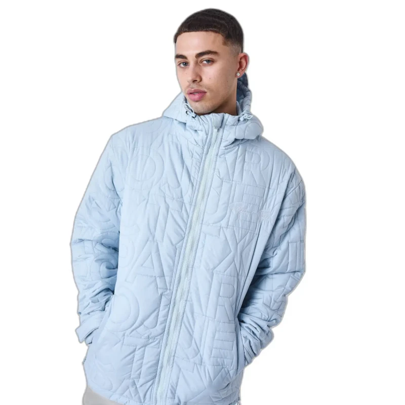 Image of Project X Paris Hooded Puffer Jacket Project X Paris Bleu Male XL